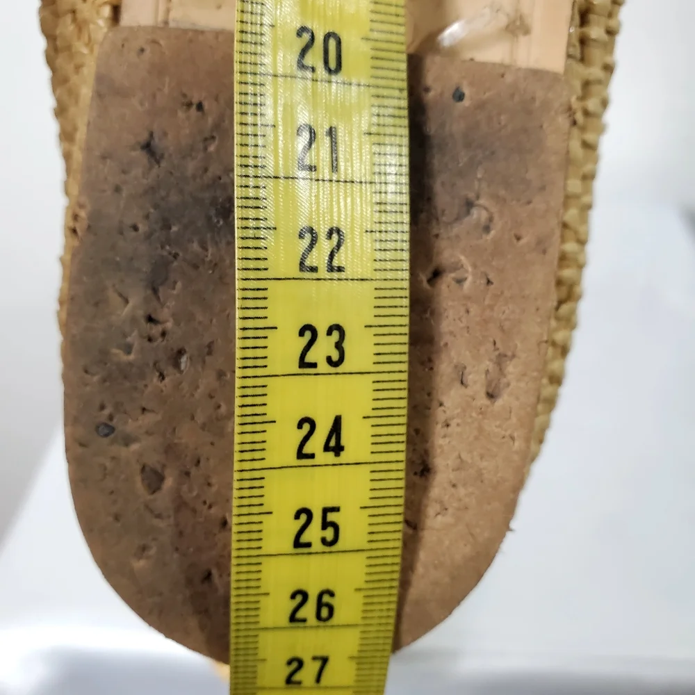 Zara Natural Colored Braided Hand Woven Flat Shoes - Picture 13 of 13